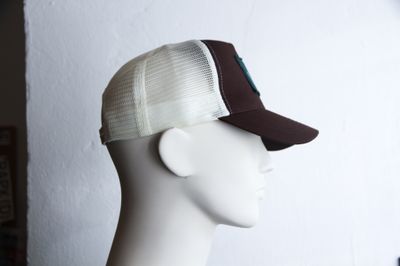 RAPX trucker CAP brown/cream/green/white