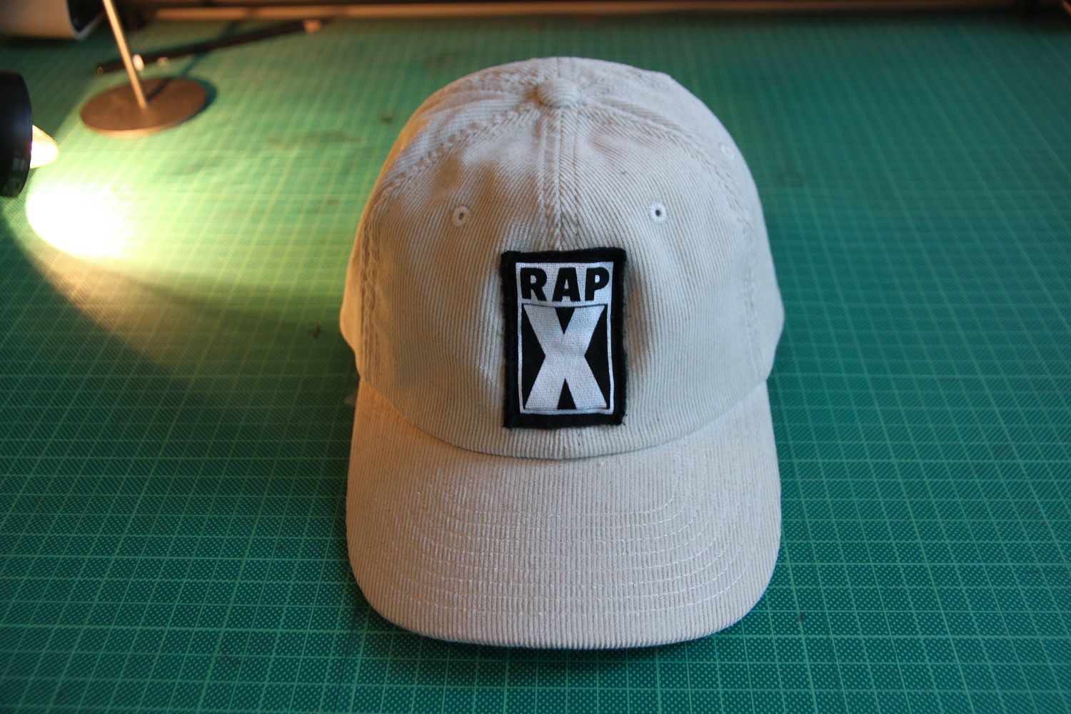 RAPX CORD CAP cream/black/white