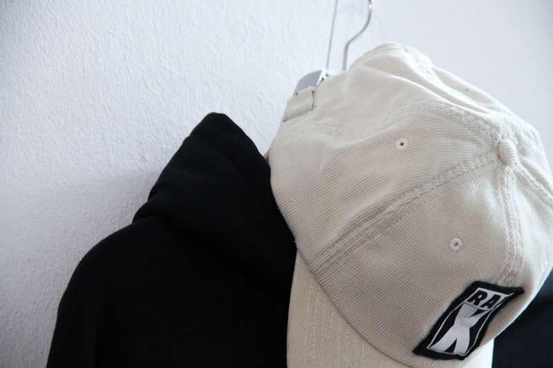 RAPX cord CAP cream/black/white