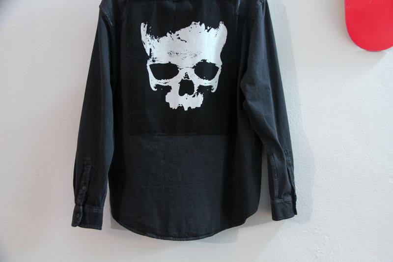 RAPX work SHIRT grey/black/white