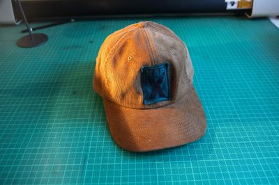 RAPX cord CAP caramel/green/black