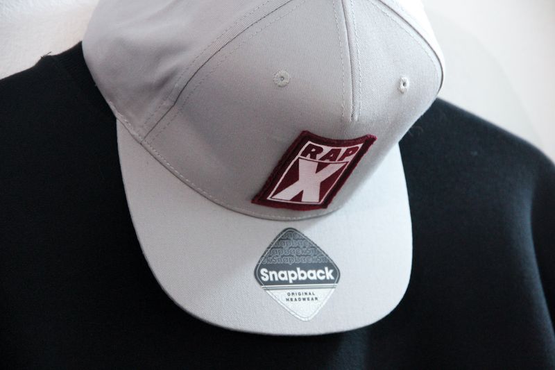 RAPX snap CAP grey / red / white