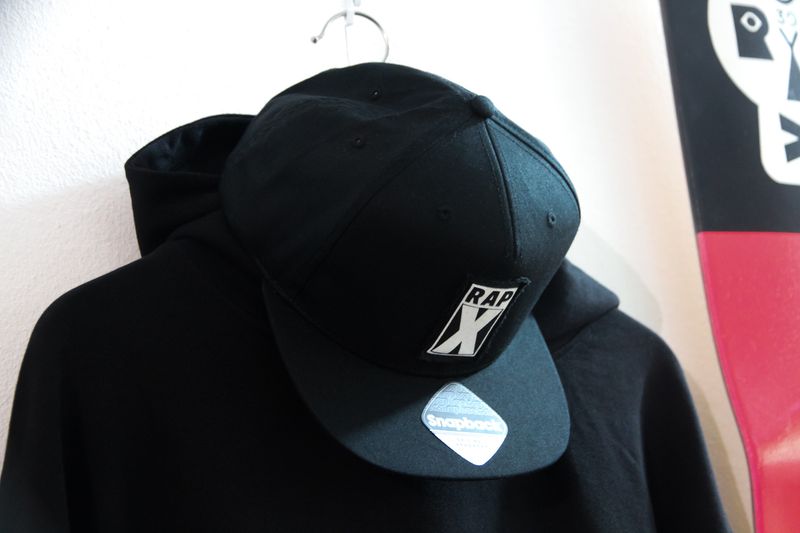 RAPX snap CAP black / black / white