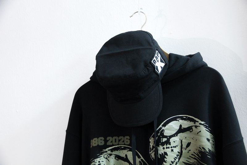 RAPX army CAP black/white