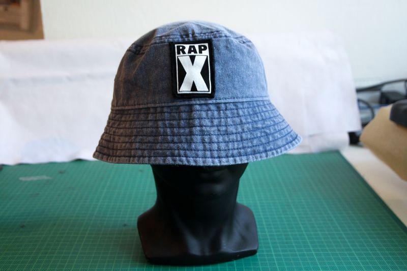 RAPX BUCKET HAT denim/black/white
