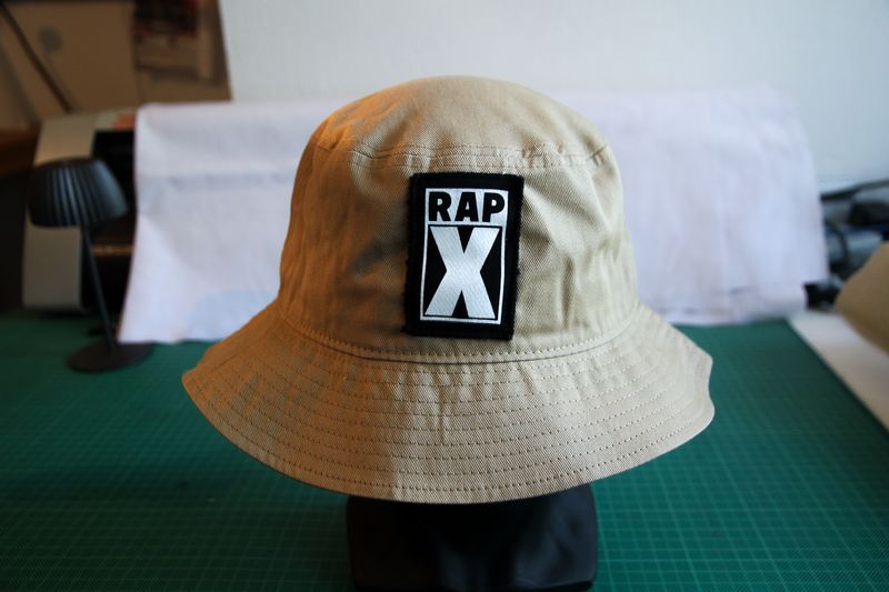 RAPX light BUCKET HAT sand/black/white
