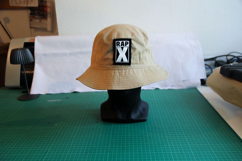 RAPX light BUCKET HAT sand/black/white