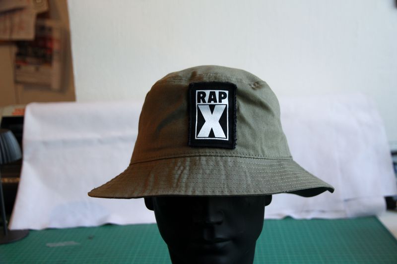 RAPX light BUCKET HAT olive/black/white