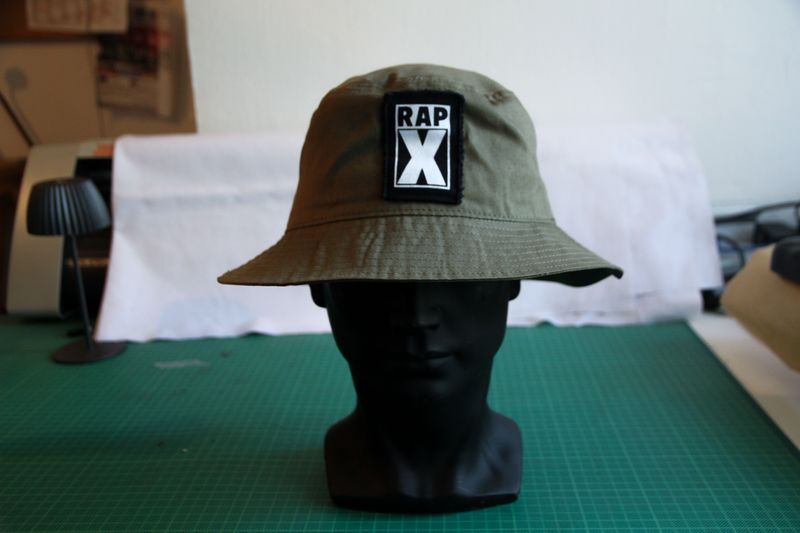 RAPX light BUCKET HAT olive/black/white