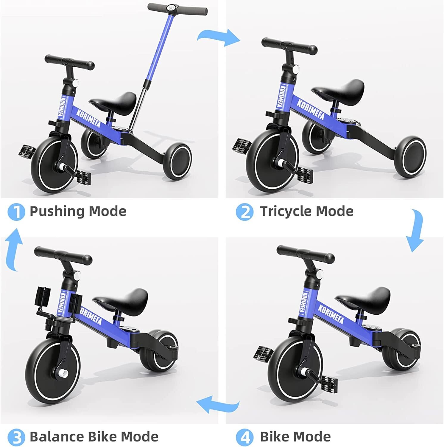 Bike for 2 year old with parent handle sale