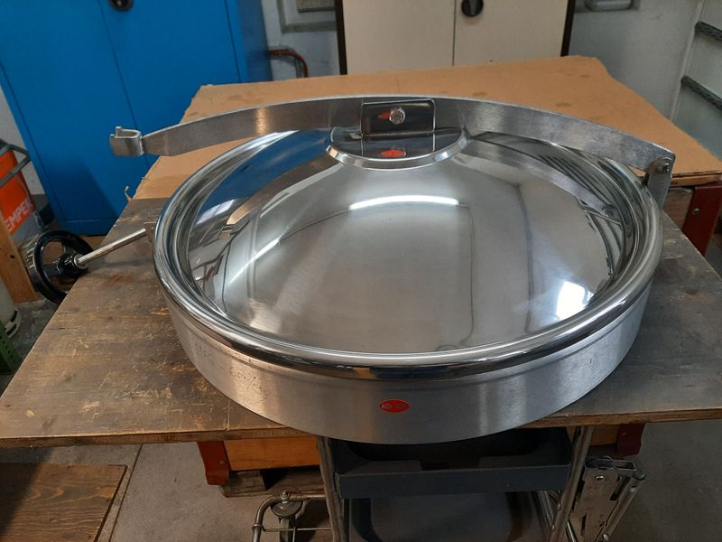 Domdeckel, Mannlochdeckel D600 kipp- und schwenkbar AISI 304