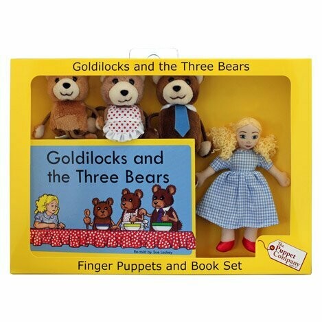 Goldilocks and the Three Bears Finger Puppets & Book Set