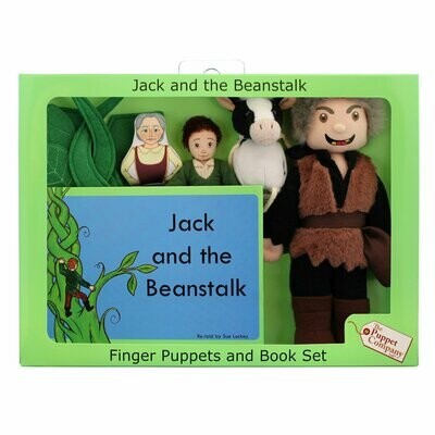 Jack & The Beanstalk Finger Puppets & Book Set