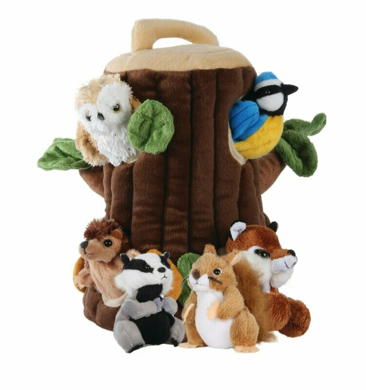 Tree House Hideaway Puppet Set