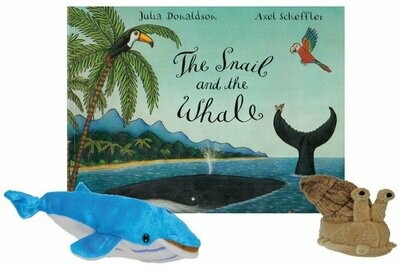 The Snail and the Whale Puppet Book Set