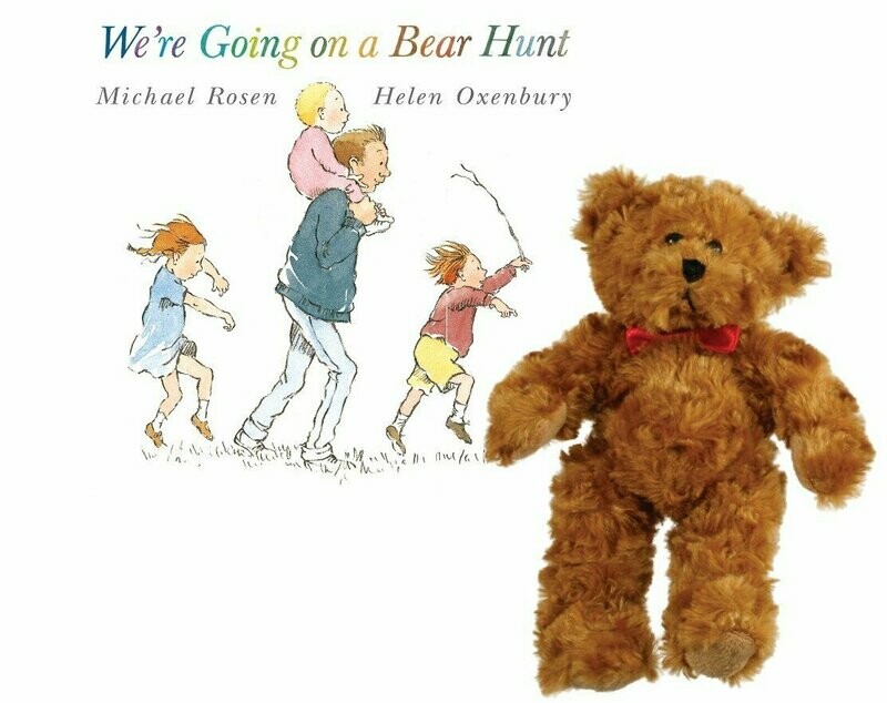We’re Going On A Bear Hunt Walking Finger Puppet Book Story Set