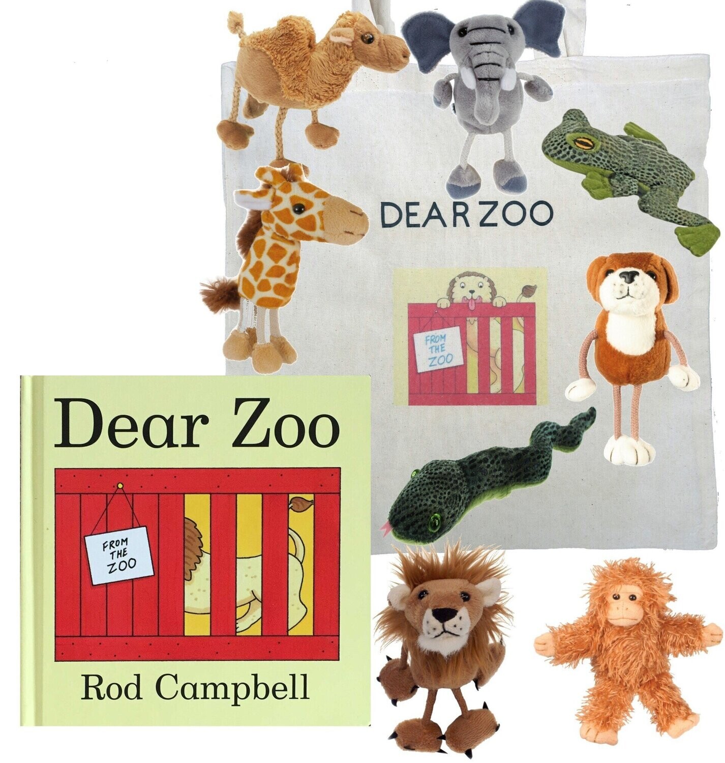 Dear Zoo Puppet Story Sack Book Set