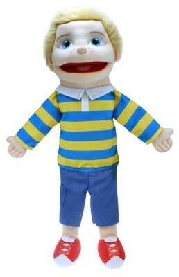 People Puppet Buddies: Medium Boy (Blue/Yellow Top)