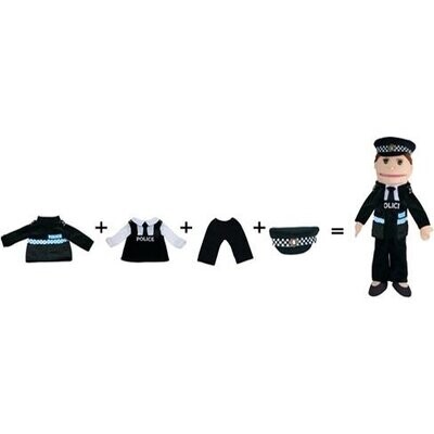Police Person Dressing Up Outfit