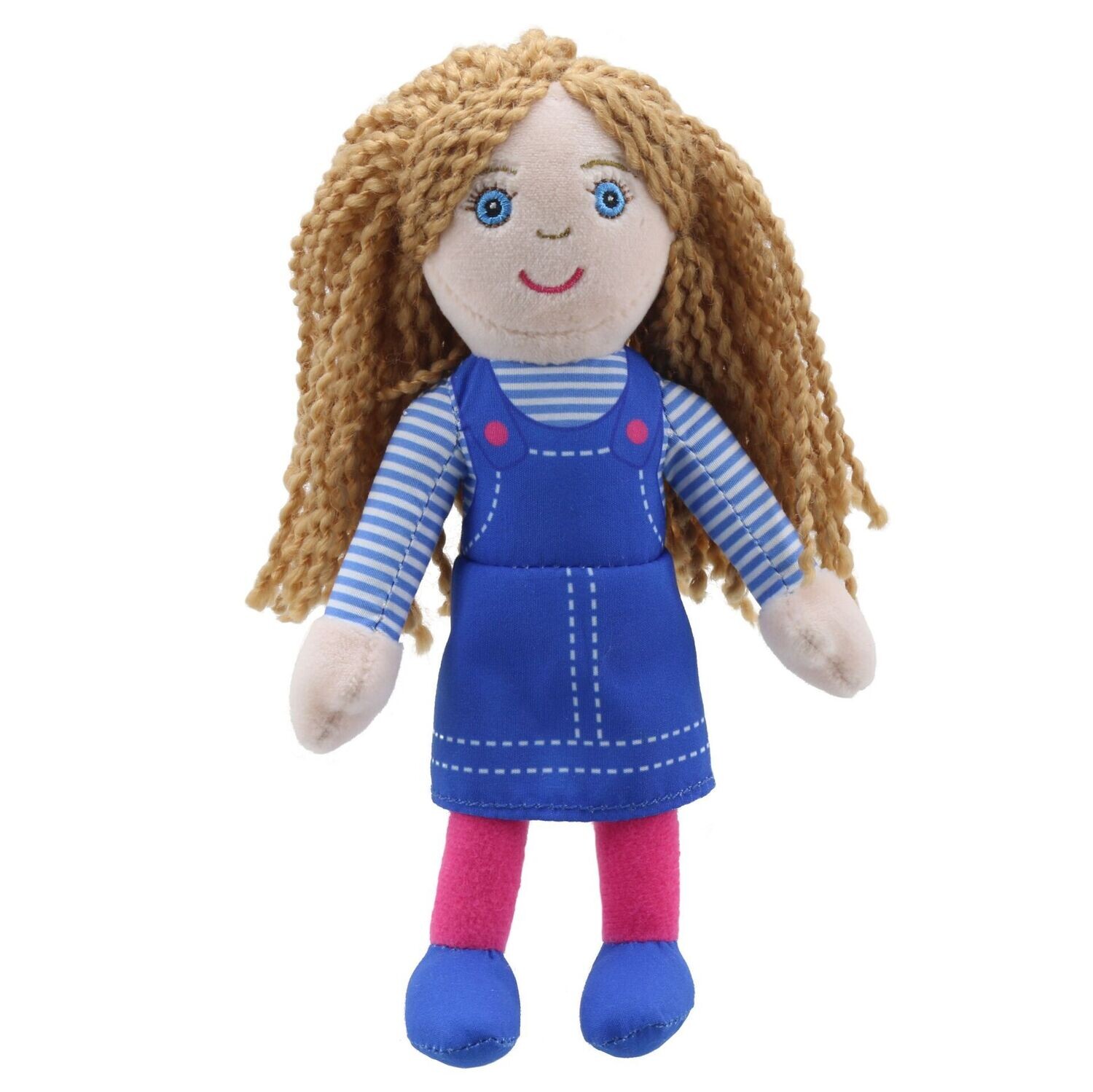 Finger Puppets Girl (Blue Dress)