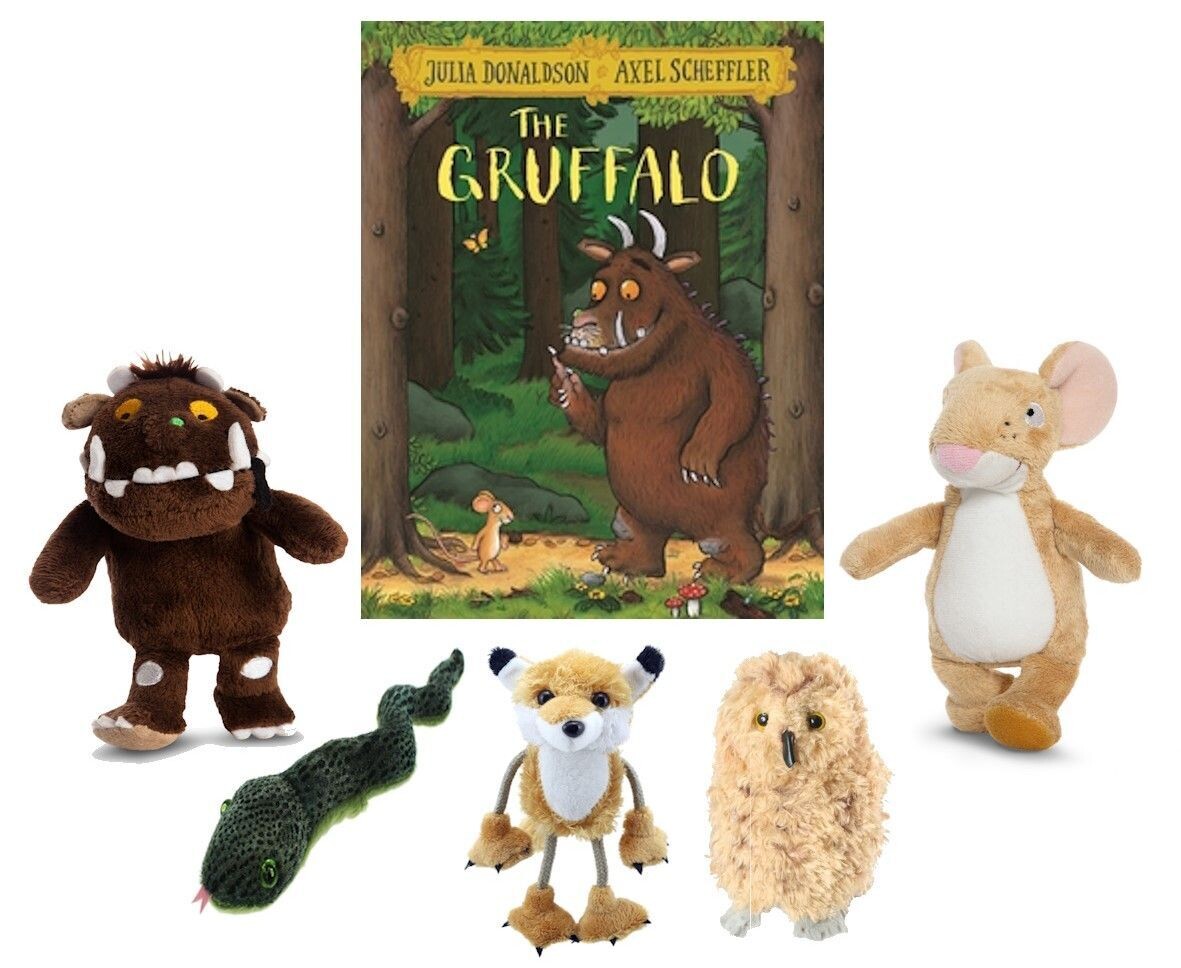 The Gruffalo & Mouse Toy/Puppet Book Story Sack Bag Set