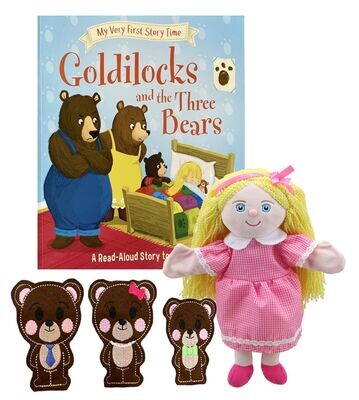 Goldilocks and the Three Bears Puppet Story Sack Book Bag Set