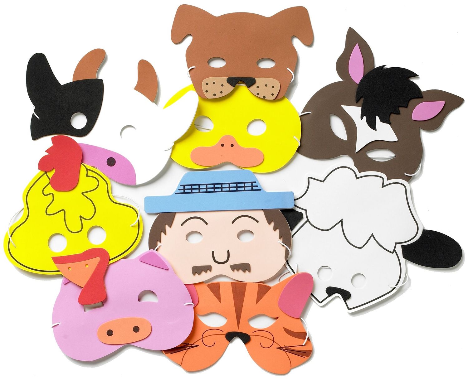 Old MacDonald Nursery Rhyme Song Foam Masks Nursery Preschool Resources EYFS