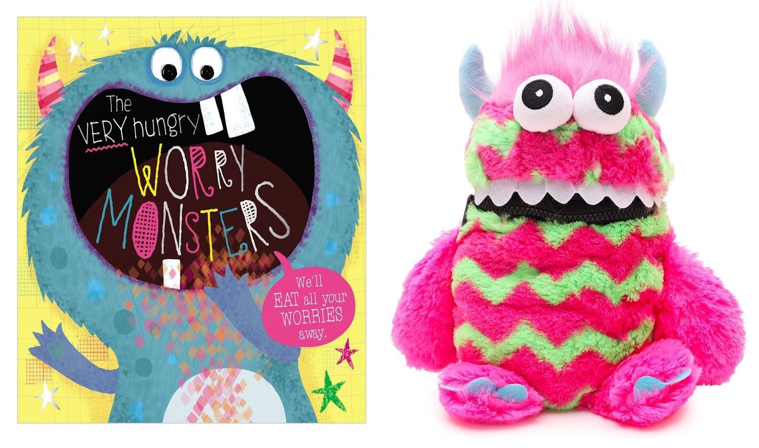 The Very Hungry Worry Monster Story Book Set