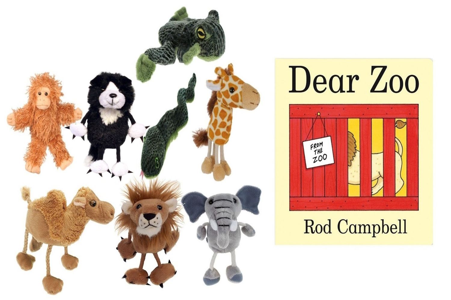 Dear Zoo Puppet Story Sack Bag Book Set