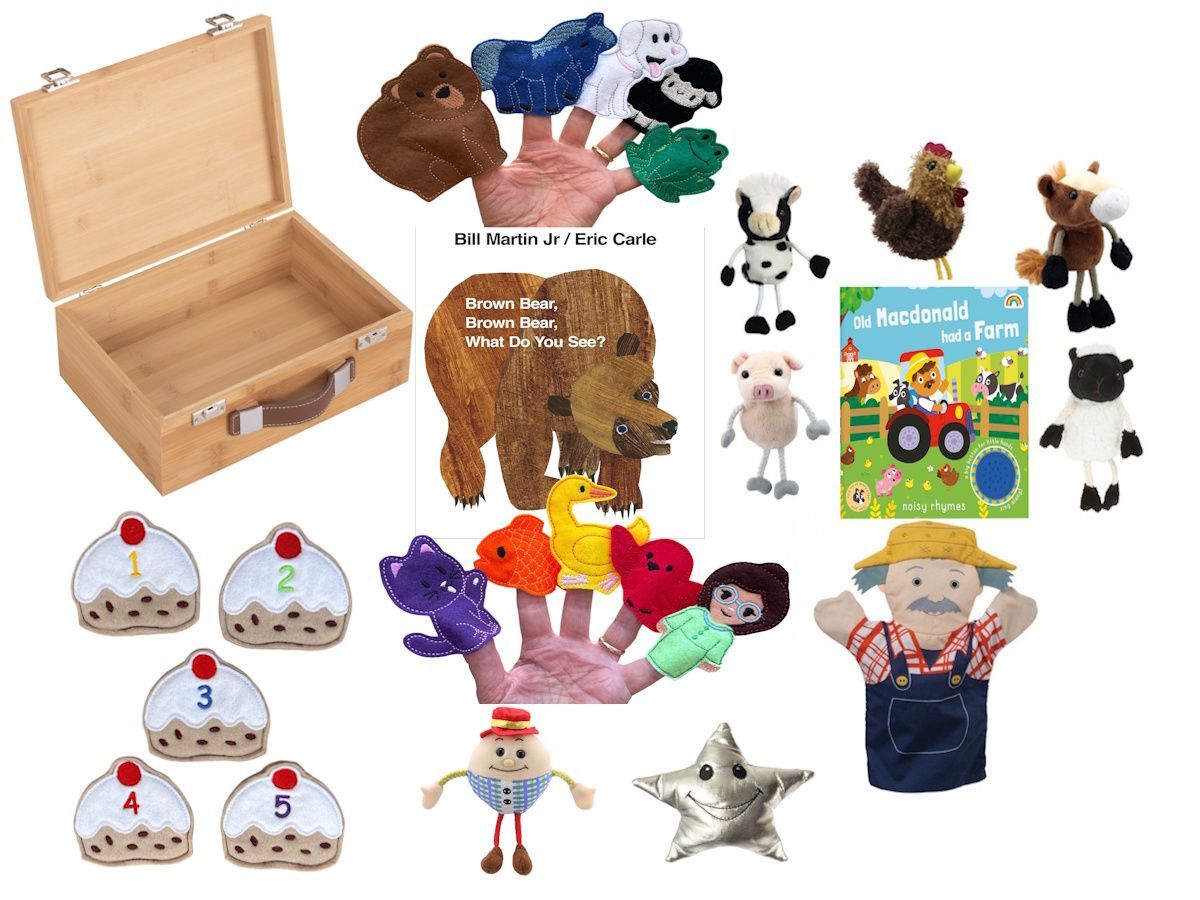 StoryTimeSets Nursery Rhyme Number & Colour Box Set – Early Years Numeracy & Rhyme Learning Set EYFS