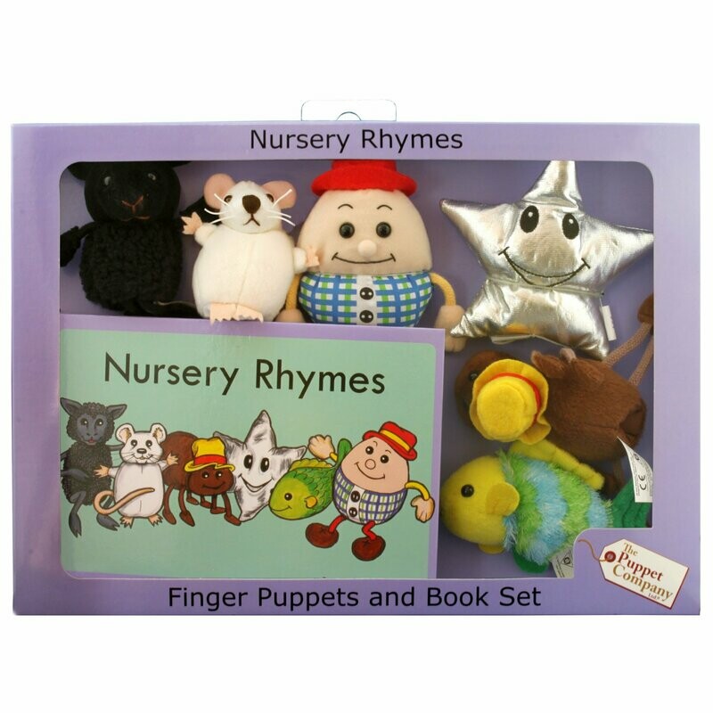 Nursery Rhymes Finger Puppets & Book Set Nursery Rhymes Finger Puppets & Book Set