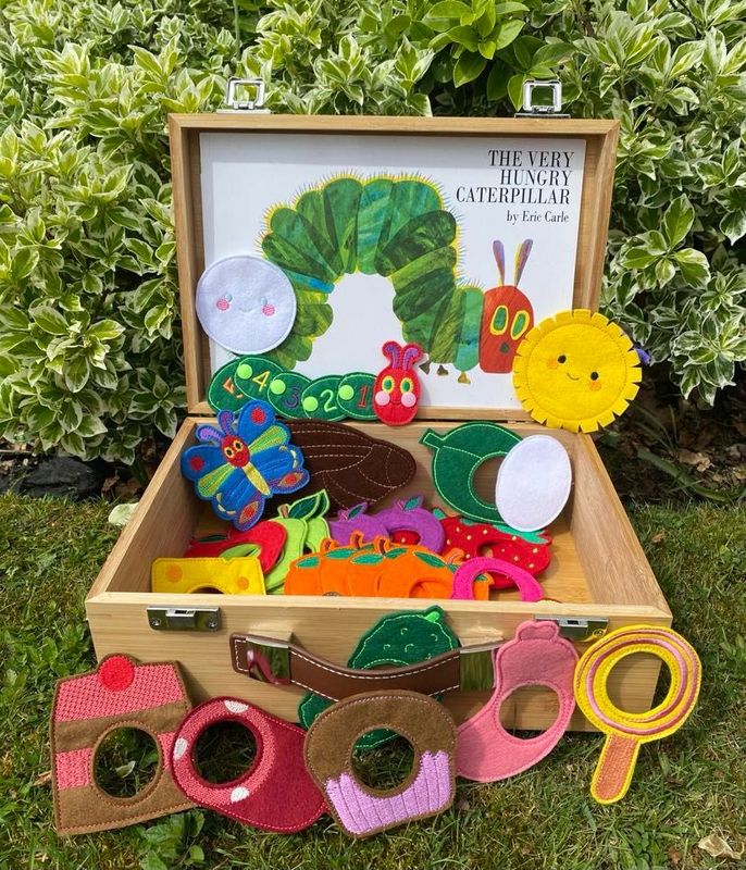 The Very Hungry Caterpillar Felt Story Book Box Set Handmade Sensory Play Interactive Props Present Teachers Resource EYFS Traditional Story The Very Hungry Caterpillar Felt Story Book Box Set Handmade Sensory Play Interactive Props Present Teachers Resource EYFS Traditional Story