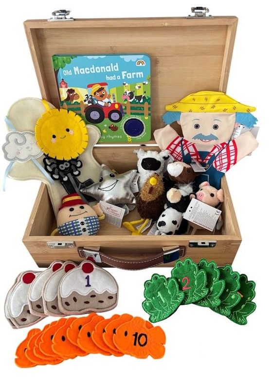 StoryTimeSets Rhyme Time Box – Nursery Rhyme Puppets, Counting Songs & EYFS Learning Set StoryTimeSets Rhyme Time Box – Nursery Rhyme Puppets, Counting Songs & EYFS Learning Set