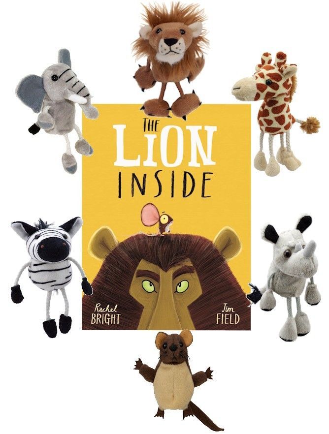 The Lion Inside Story Sack with Puppets & Book – EYFS Storytelling Set The Lion Inside Story Sack with Puppets & Book – EYFS Storytelling Set