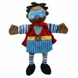 Junge Superheld Dunkel - Story Telling Puppets