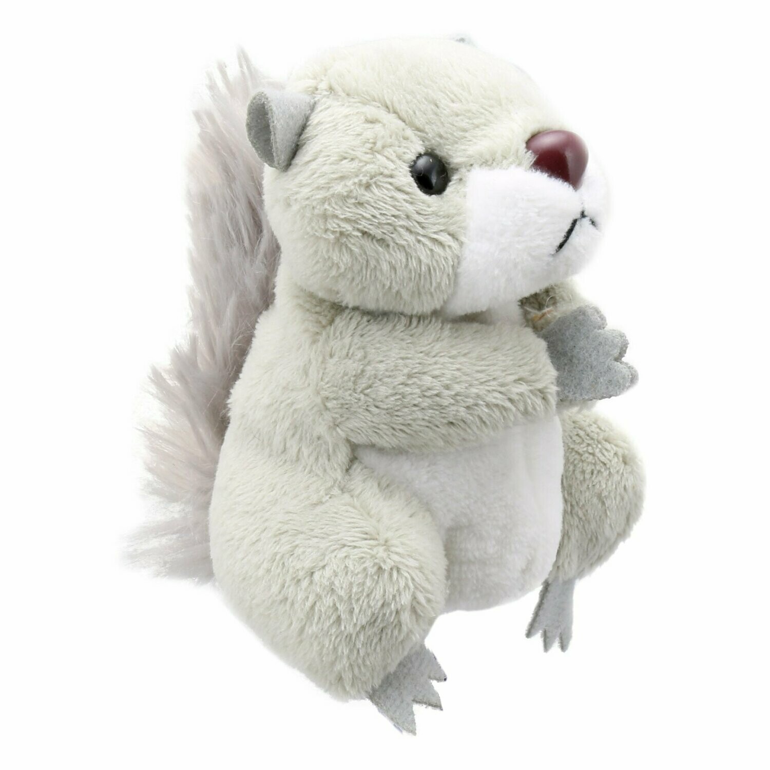 Fingerpuppe Eichhörnchen Grau