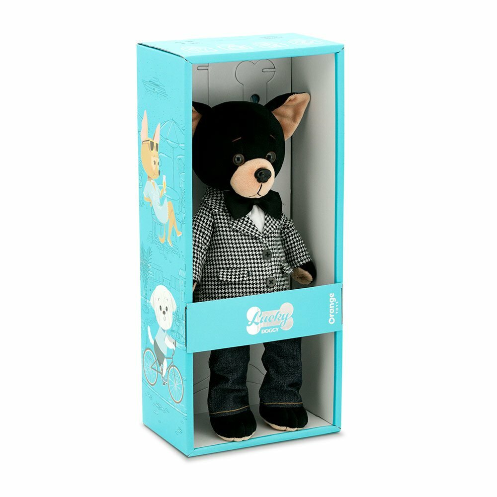 Schwarzer Chihuahua-Stoffhund