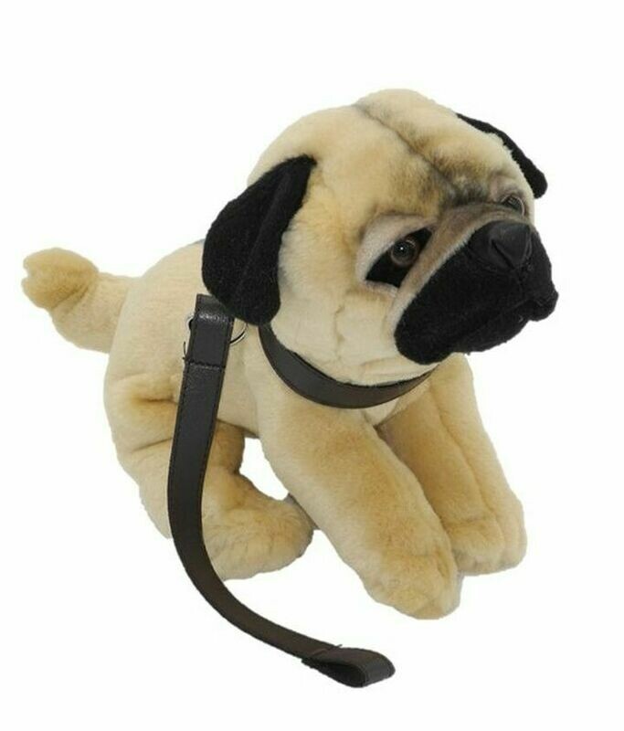 Mops mit Leine - Uni-Toys