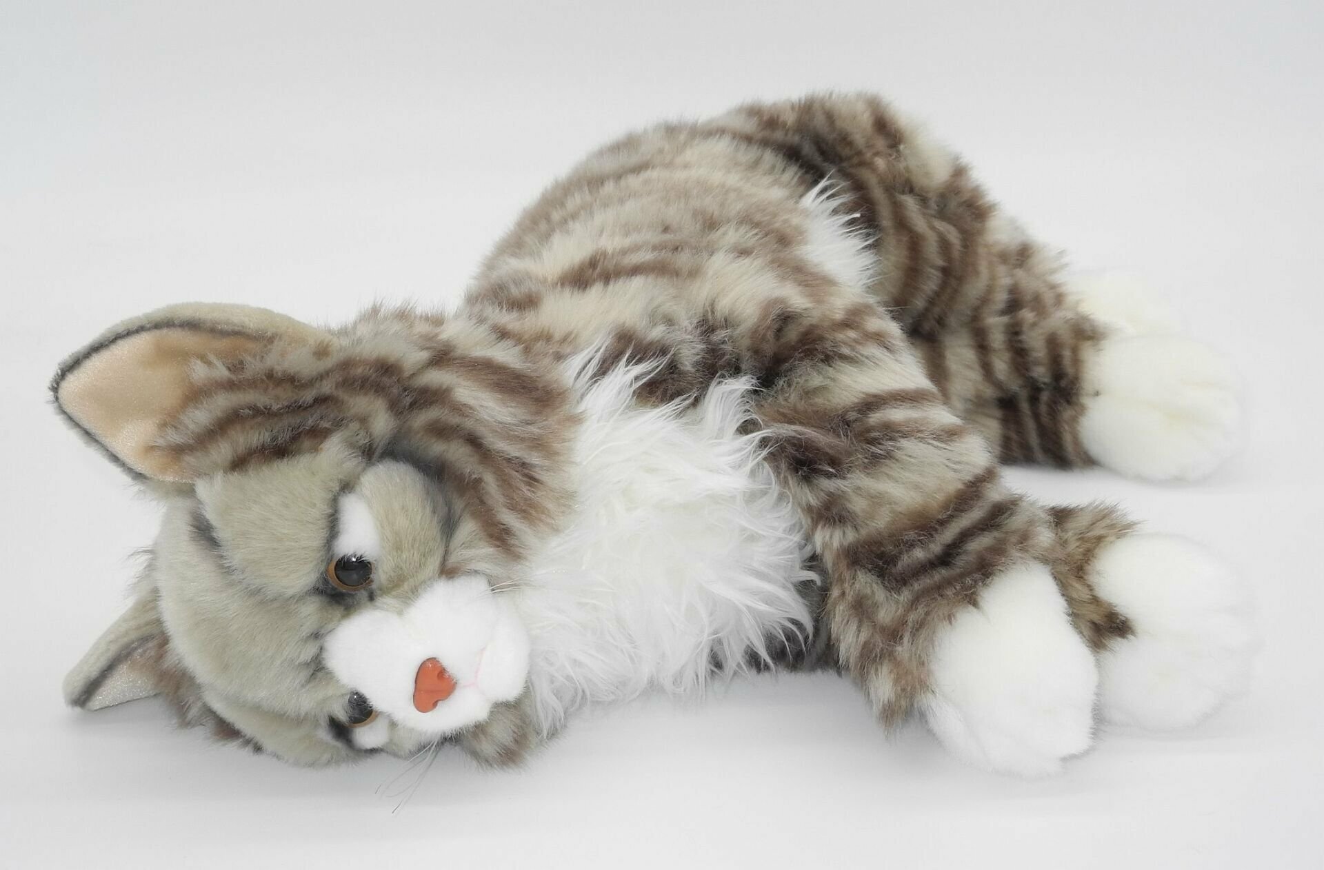 17cm groß Uni-Toys Katze mit Glitzeraugen Farbe wählbar ca 