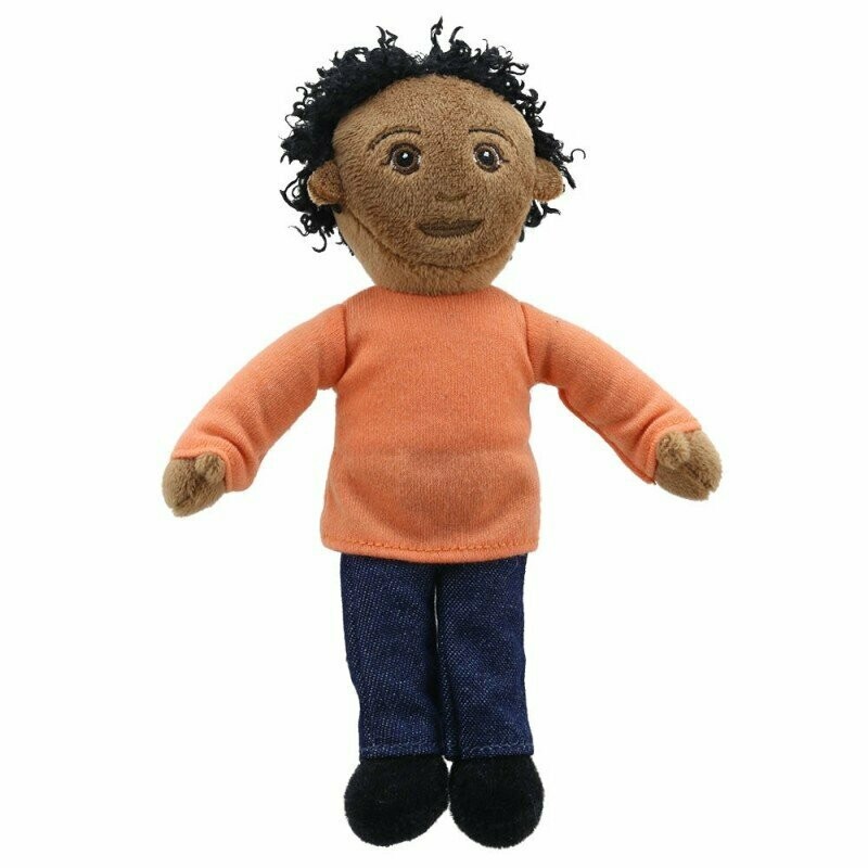Fingerpuppe Vater Dunkel