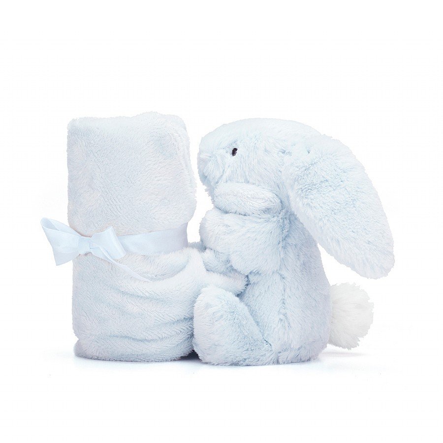 Schmusetuch Bashful Hase Blau Bunny Soother - Jellycat Baby