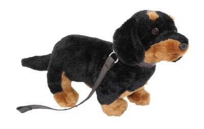 Dackel mit Leine - Uni-Toys
