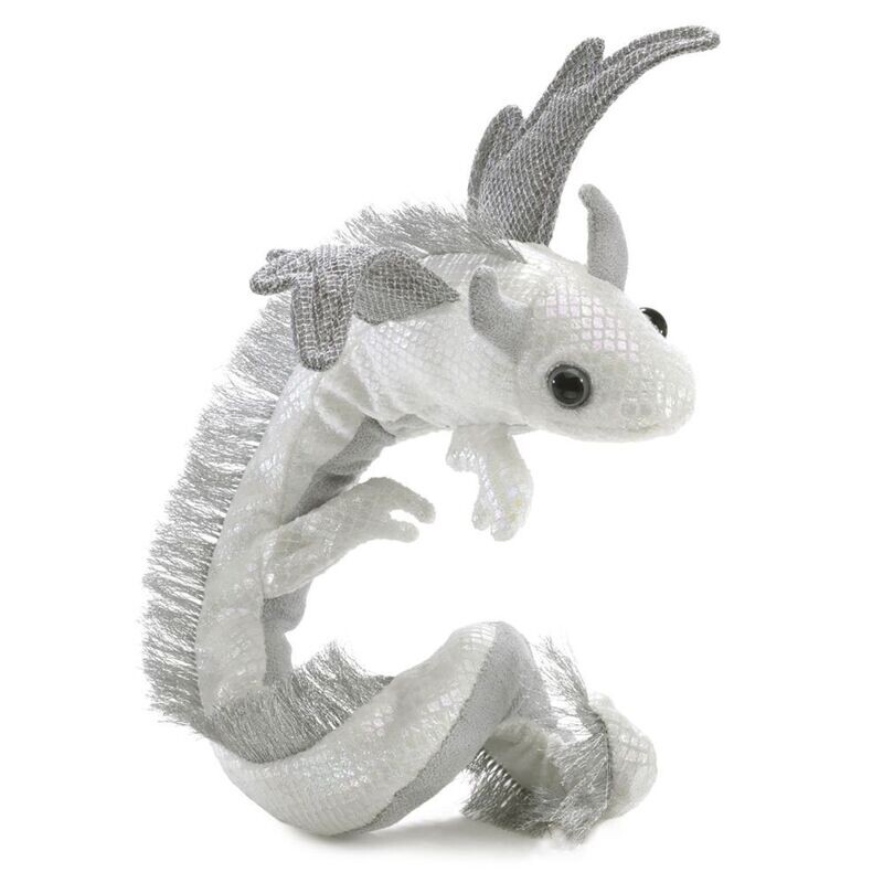 Drache weiß - Folkmanis