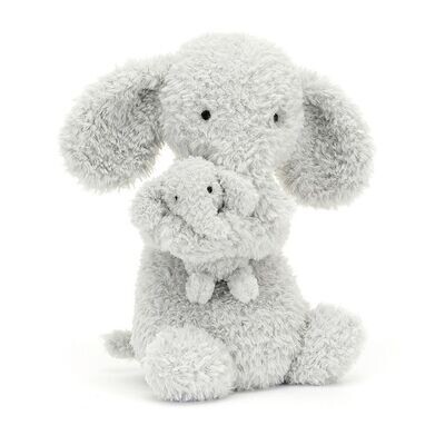 Elefant mit Baby Huddles Elephant - Super Softies