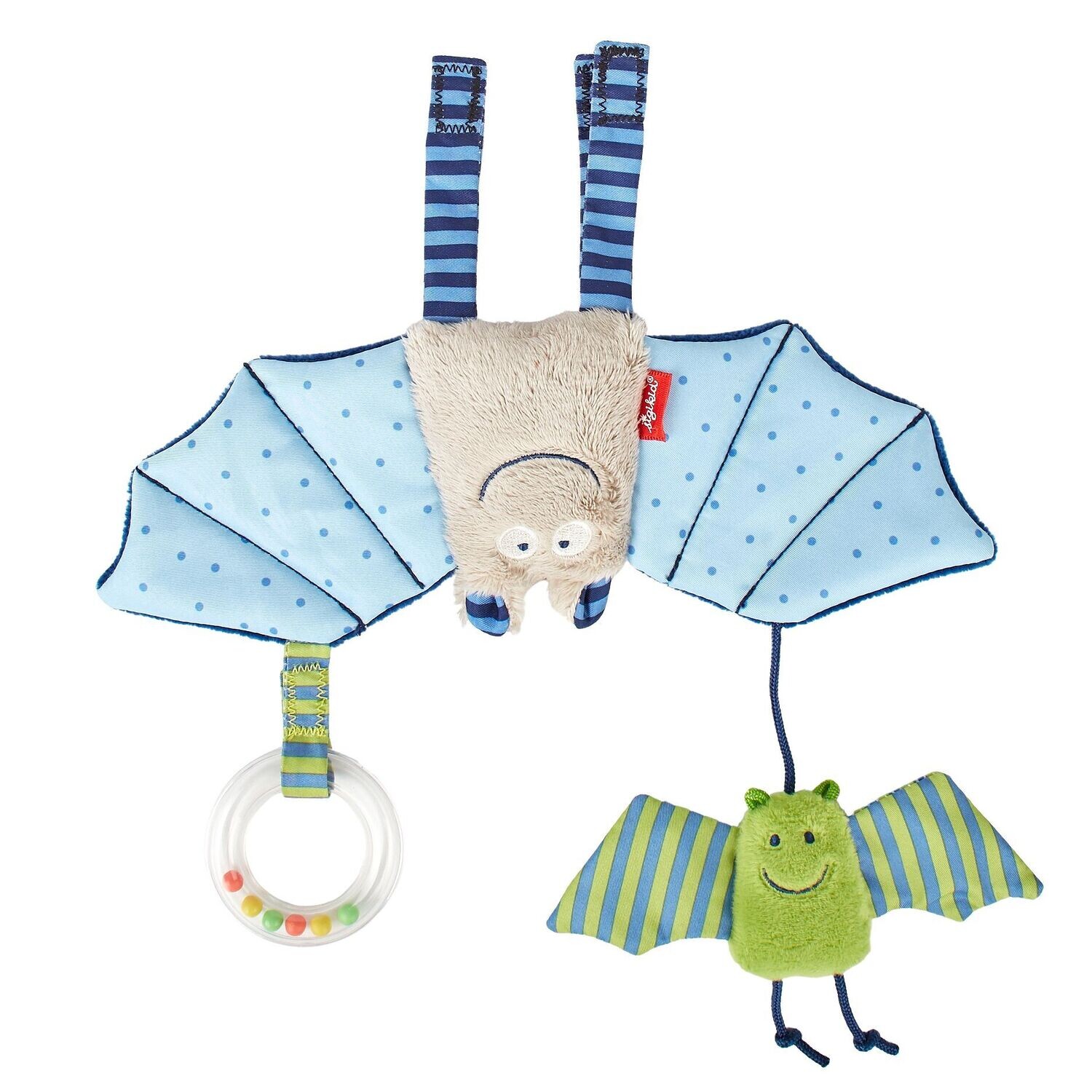 Babyschalenanhänger Fledermaus Blau - sigikid
