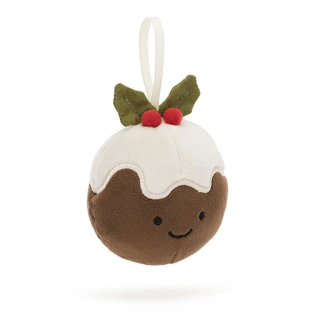 Folly Weihnachtspudding Anhänger - Jellycat Christmas
