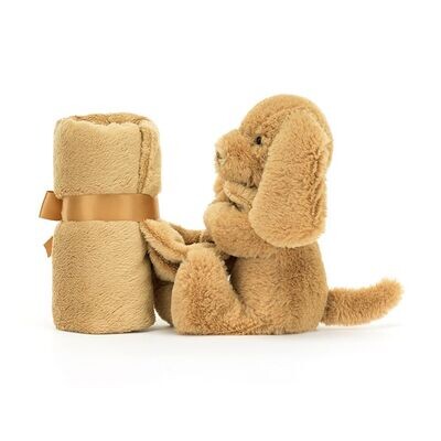 Schmusetuch Bashful Hund Puppy Toffee Soother - Jellycat Baby