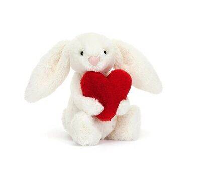 Hase Red Love Heart Bunny - Bashful Bunnies