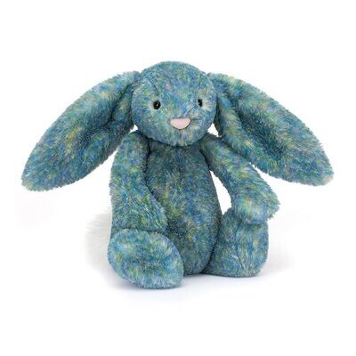 Bashful Luxe Bunny Azure Jellycat 25th - Bashful Bunnies