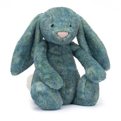 Bashful Luxe Bunny Azure Jellycat 25th - Bashful Bunnies